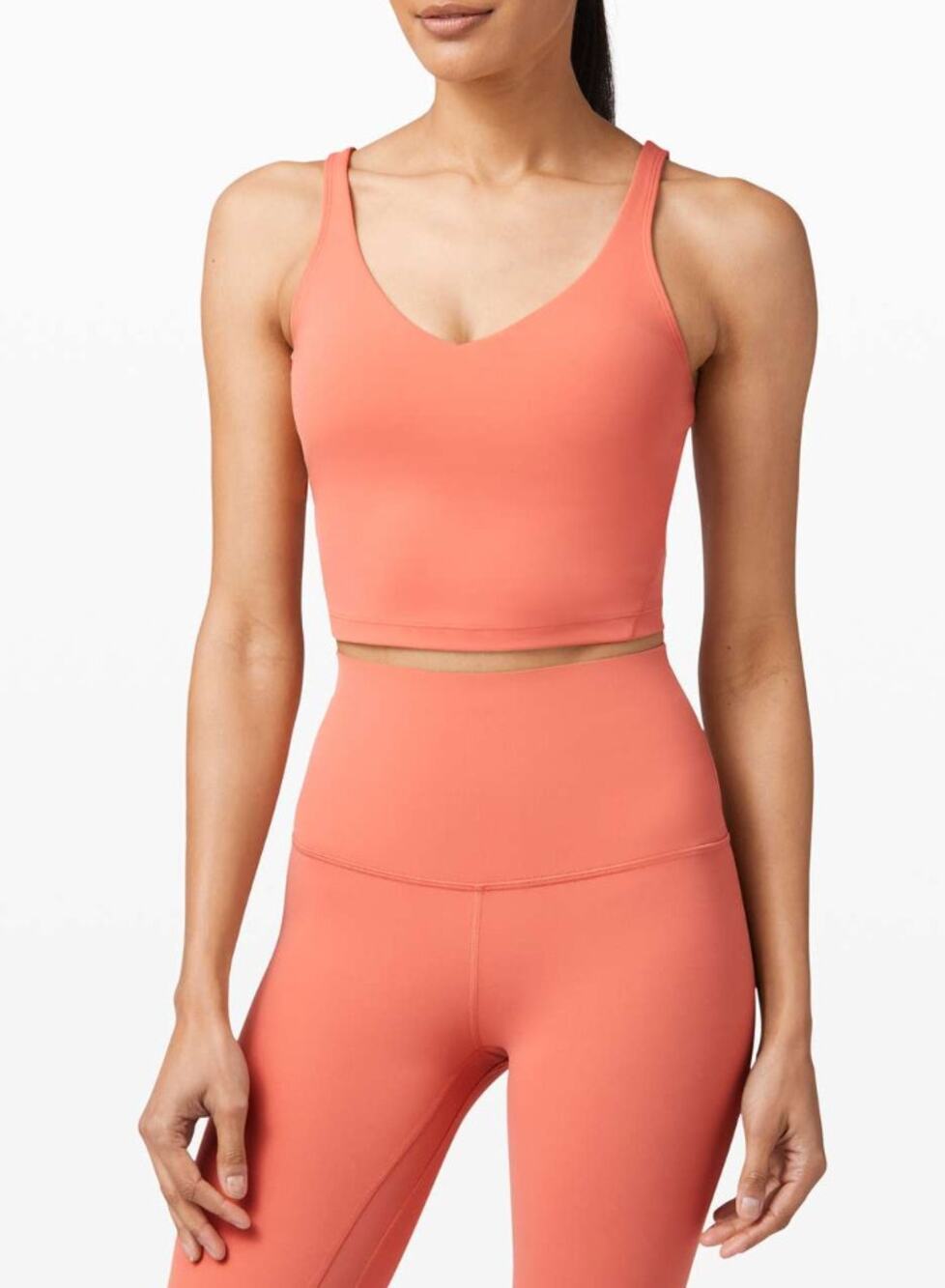 Lululemon Align Tank Top in Rustic Coral, Size 10